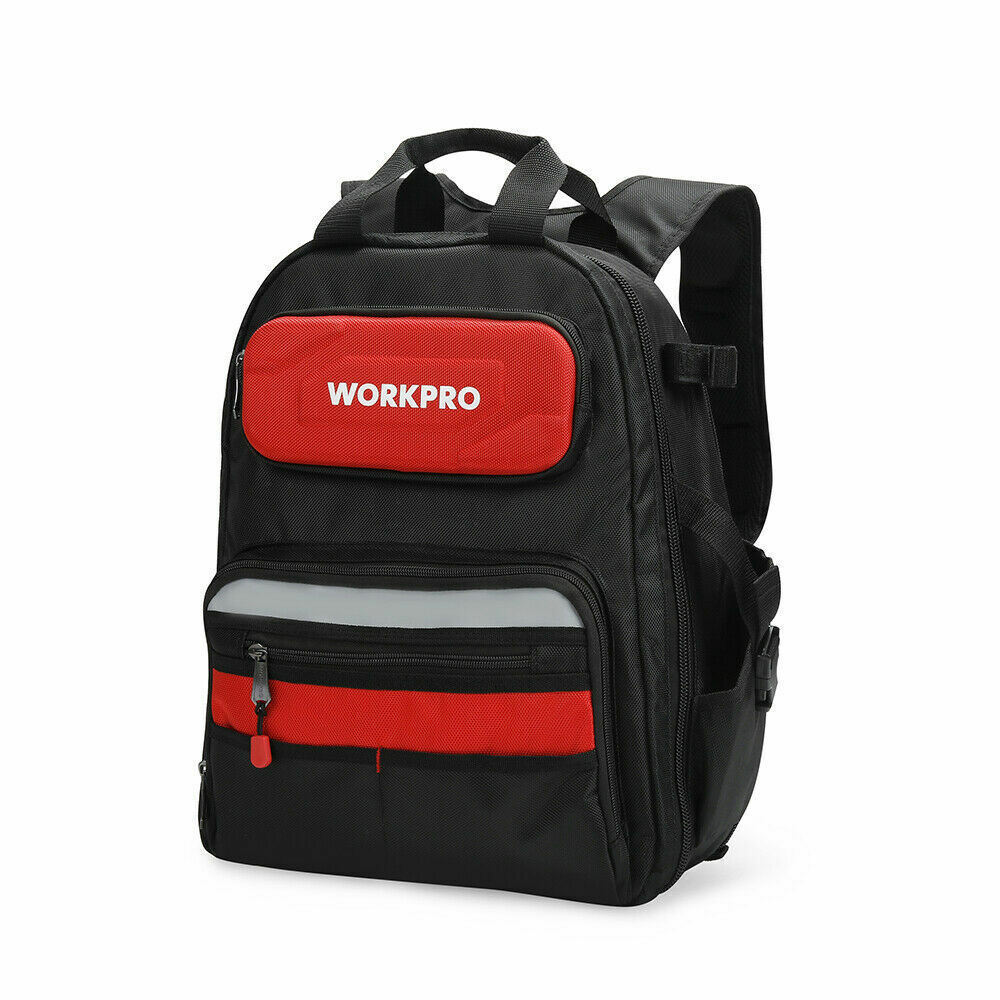 WORKPRO 17" Tool Backpack Duty DURABLE Large Capacity Tool Organizer Handbag - $111.99