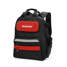 WORKPRO 17&quot; Tool Backpack Duty DURABLE Large Capacity Tool Organizer Han... - $111.99