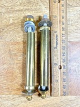 Vintage 400 Day Or Anniversary Clock Brass Columns (Column Is 3.25&quot; Long... - $12.99