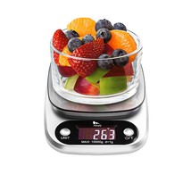 Digital Food Scale, 22 Lbs/10 Kg Multifunction Kitchen Scale With Large Back-Lit - £25.69 GBP