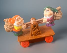 1992 Mcdonalds Happy Meal Toys Disney Snow White &amp; Seven Dwarfs Grumpy B... - $5.69