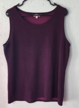 TravelSmith Size XL TANK TOP PURPLE Wrinkle Resistant Travel Smith - £9.37 GBP