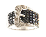 Buckle Women&#39;s Fashion Ring .925 Silver 276425 - $99.00