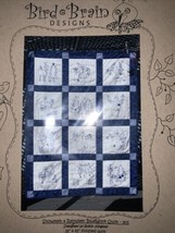 &quot;Snowmen &amp; Reindeer BlueWork&quot; Quilt Pattern - Bird Brain Designs #301 - $26.91 CAD