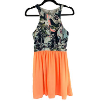 Jealous Tomato Mini Dress A Line Open Back Sleeveless Orange Size S - £11.54 GBP