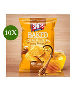 10 Pack X Snips Baked Potato Chips Honey Mustard Flavor ( 65% Less Fat) 35g - $41.07 CAD