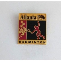 Vintage 1996 Atlanta Badminton Olympic Lapel Hat Pin - £10.35 GBP