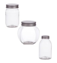 Clear Plastic Craft Jars Style To Choose - £11.79 GBP+