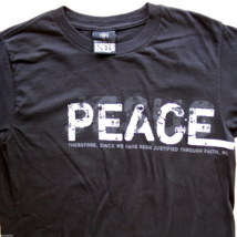 NOTW Jesus Peace S T-shirt Small Faith Romans 5:1 Not Of This World Chri... - $19.22