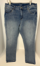 Time And Tru Women&#39;s High Rise Skinny Jeans 18 Blue Light Wash 36x27 - $350.90 MXN
