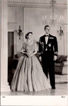 H.M. Queen Elizabeth II and The Duke of Edinburgh Beautiful RPPC Postcard Z10 - £12.81 GBP