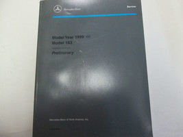 1999 Mercedes Benz Modèle 163 Intro Into Service Manuel Préliminaire OEM Livre - £35.37 GBP
