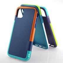 For iPhone 14 13 12 11 Hybrid Gel Rubber Anti-Slip Protective Hard Case - £4.57 GBP+