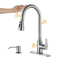 Smart Kitchen Sink Faucet with Pull Down Sprayer - £199.58 GBP