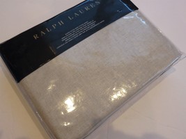 Ralph Lauren Bareto Sonoma Valley King Fitted Sheet Linen Blend Natural $245 - £110.68 GBP