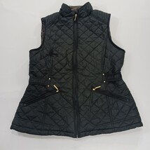Weatherproof Girls/Women's Black Full Zip Faux Fur Quilted Vest Size Small image 14