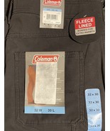 Coleman Men&#39;s Pants Fleece Lined Tear Resistant Stretch Utility Pant 32x30 - $565.38 MXN