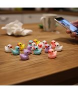 21 Pcs Mini Plastic Duck Figurines, Tiny Ducks for DIY Dollhouse &amp; Fairy... - $140.05 MXN