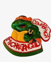 Teenage Mutant Ninja Turtles vtg figure playmates tmnt accessory Michaelangelo - $19.69