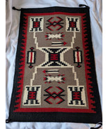Hand Woven Navajo Wool Rug, 24&quot;x36&quot; - $341.92 CAD