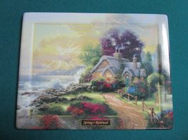 Compatible with Thomas Kinkade -A New Dawning -Tile Wall Plaque 9 X 7 with Certi - $38.21