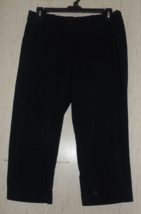 Excellent Womens Nike Golf Tour Performance DRI-FIT Black Capri Pant Size 12 - £22.38 GBP