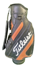 Titleist Golf Bag Single Strap 6-Dividers 4 Pockets Zippers Work Nice Condition - $144.11
