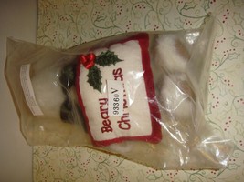 Boyds Bears Gladys Tidings With Beary Christmas Pillow - $20.99