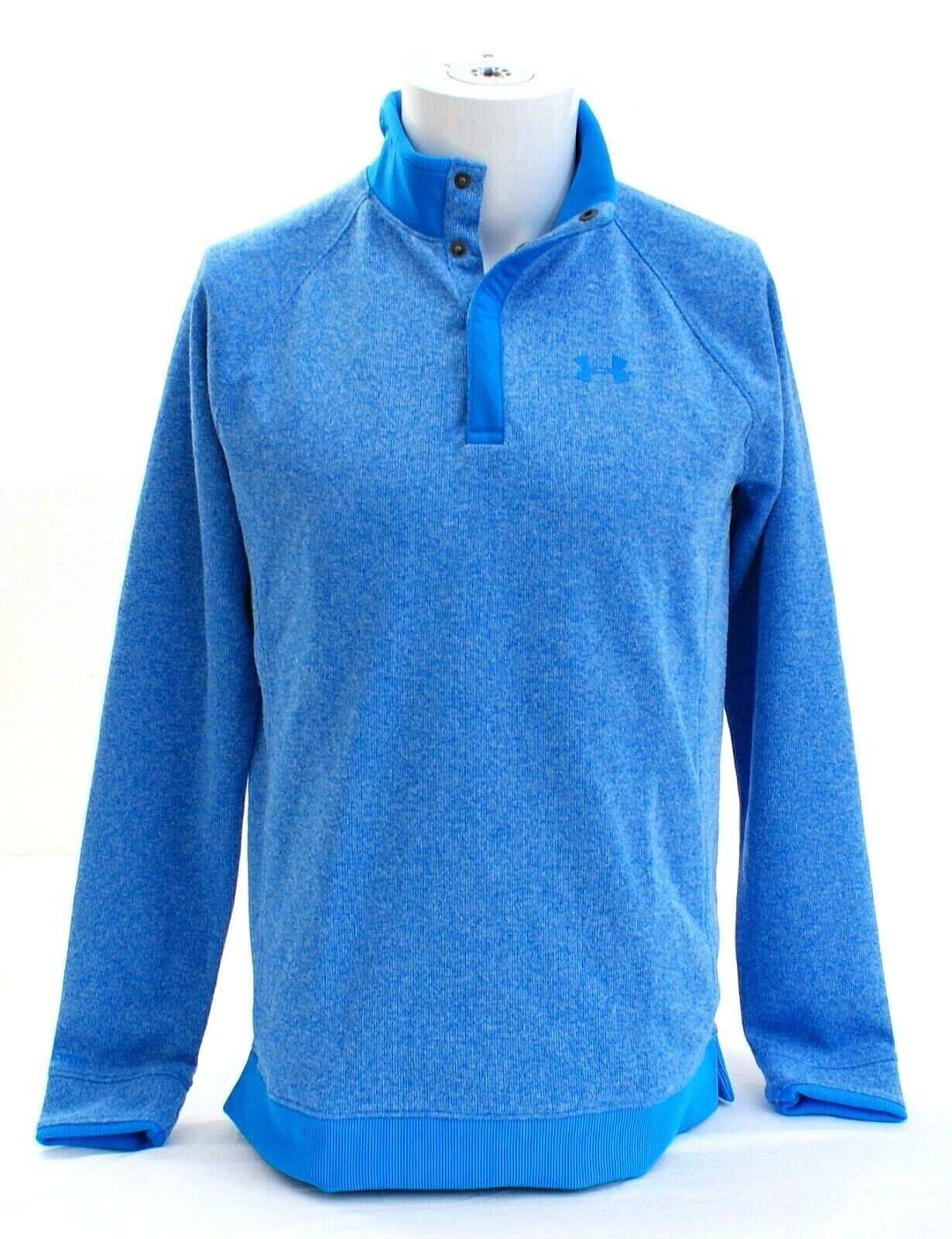 Under Armour Golf Blue UA Storm Sweaterfleece 1/2 Snap Shirt Youth Boy's NWT - £47.95 GBP