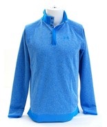 Under Armour Golf Blue UA Storm Sweaterfleece 1/2 Snap Shirt Youth Boy&#39;s... - £48.06 GBP