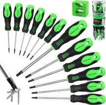 Magnetic Torx Screwdriver Set 13 Pieces T5 to T40 Star Screwdrivers - £26.52 GBP