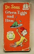 VHS Dr. Seuss Green Eggs and Ham Cartoon Classic Video Tape - £10.19 GBP
