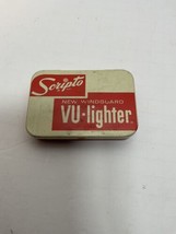 Vintage 1960's Scripto VU-Lighter Metal Tin Box - $14.95