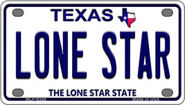 Lone Star Texas Novelty Mini Metal License Plate Tag - £11.95 GBP