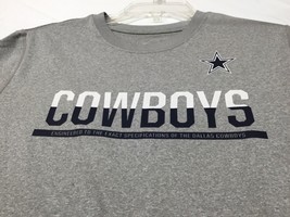 Dallas Cowboys Gray Nike Dri Fit T-SHIRT Youth Xl Short Sleeves Nfl Football - £9.37 GBP
