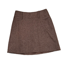 The Limited Womens Skirt Size 6 Brown Fleck Wool Blend Lined 29&quot; Waist  - £17.11 GBP