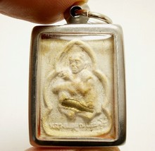 Lp Koon Banrai Temple Miracle Takrut Lucky Money Rich Thai Buddha Amulet Pendant - £36.02 GBP