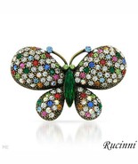 RUCINNI CRYSTAL BUTTERFLY BROOCH - €47,43 EUR