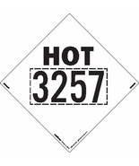 Hot 3257 Marking Placard, Rigid Vinyl, 273 Mm X 273 Mm, Labelmaster Rvho... - €43,33 EUR