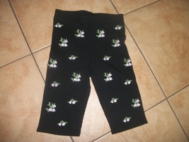 women&#39;s active shorts H &amp; M size XS nwt black embroidered roses - £26.31 GBP