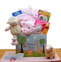 Welcome New Baby Gift Box - Pink | Baby Bath Set, Baby Girl Gifts - £56.31 GBP