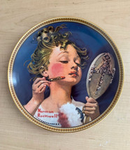 Norman Rockwell&#39;s &quot;Making Believe In The Mirror&quot; Rediscovered Women Series Plate - £7.79 GBP