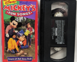 Mickeys Fun Songs Campout at Walt Disney World (VHS, 1994, Slipsleeve) - £10.19 GBP