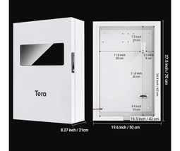 Tera Wall EV Charger Protective Box Heavy Duty 19.6"x8.27"x27.5" Digital... - $138.60