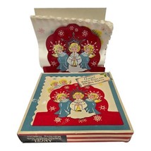 Angel Napkin Holder w/ Matching Napkins Angelic Kitchen Celestial Tablet... - £10.95 GBP