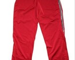 Nike Basketball Red Warmup Pants Ankle Zip Vintage Y2K Men&#39;s Size large  - $34.02