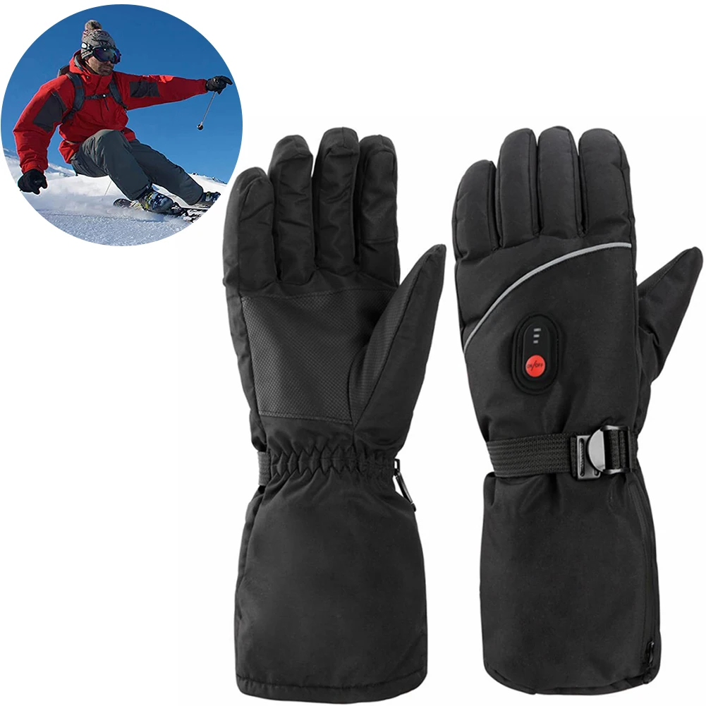 Unisex Electric Heated Gloves Waterproof Warm Touchscreen Gloves 3 Speed - $32.09