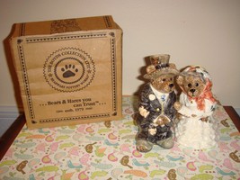Boyds Bears Grenville &amp; Beatrice True Love Salt Pepper Shakers - $17.99