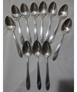 Oneida Community Tudor Plate 1946 Queen Bess II Set of 11 Teaspoons Silv... - £29.87 GBP