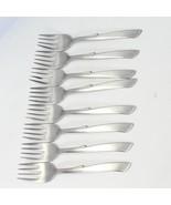 Wallace Ballet Salad Forks 6-1/8&quot; Stainless  Lot of 8 - $44.85 CAD